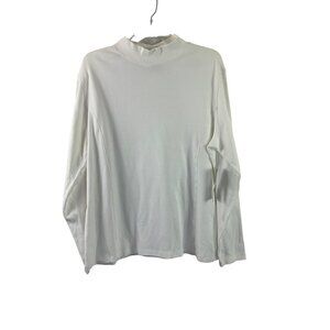 Westbound Women's White Mock Neck Top